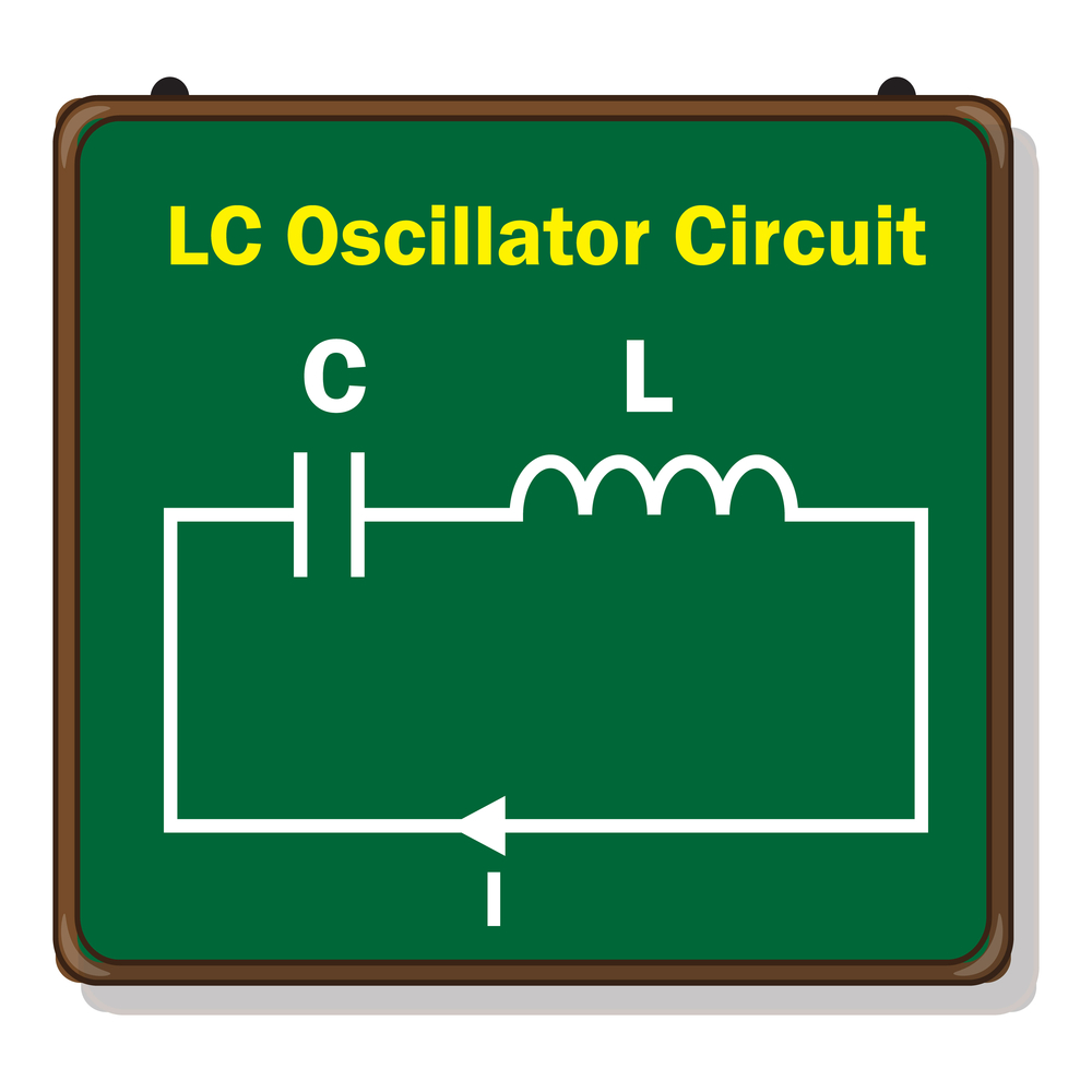 LC oscillator electrical circuit