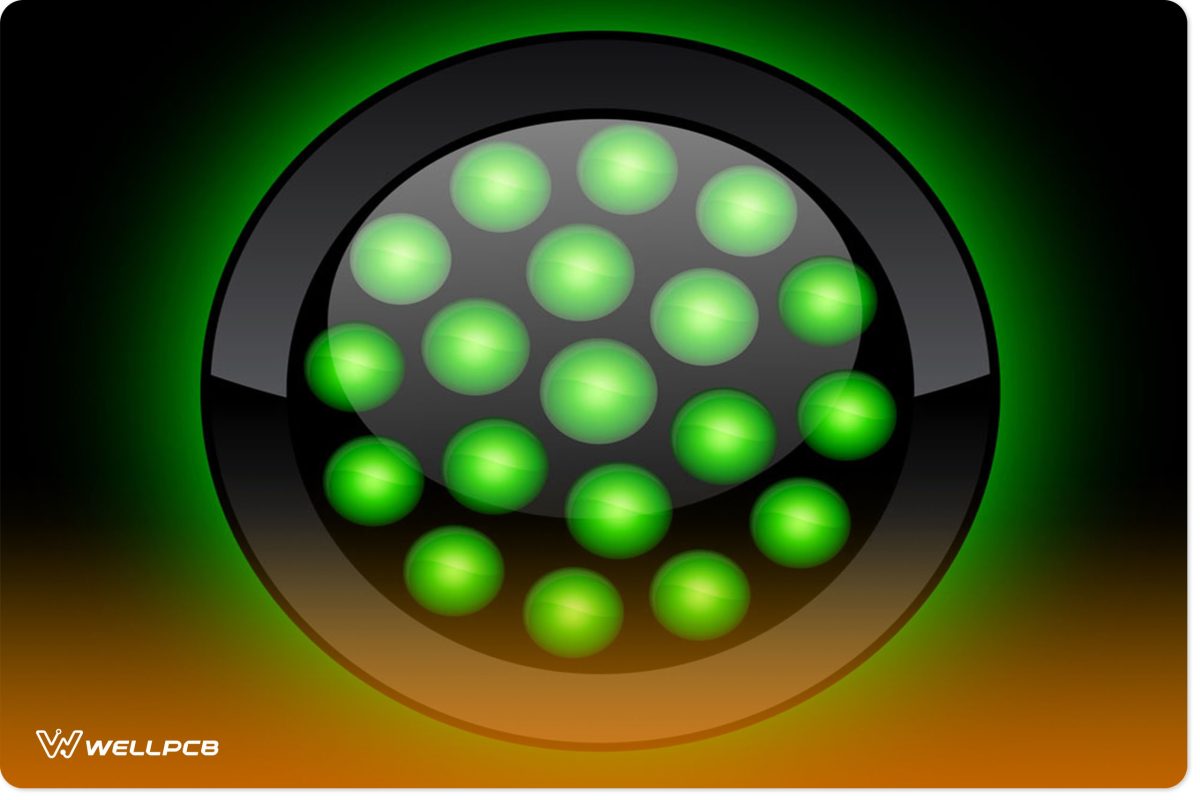 A Green LED Button
