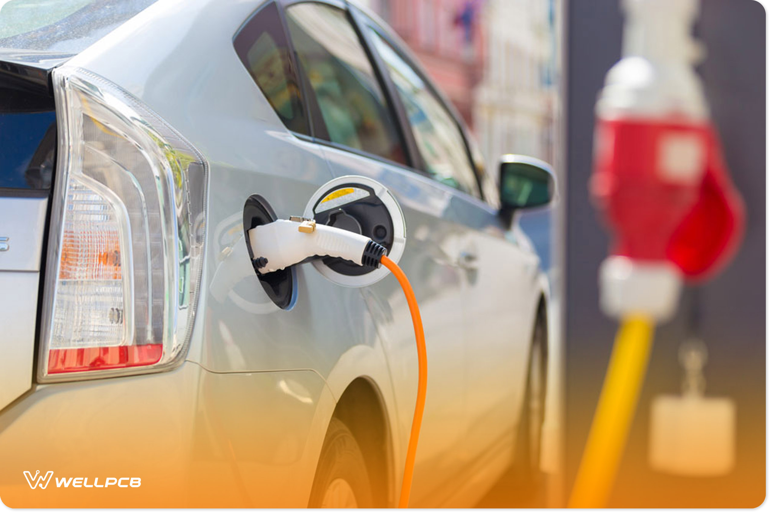 A charging electric car as a mobility application