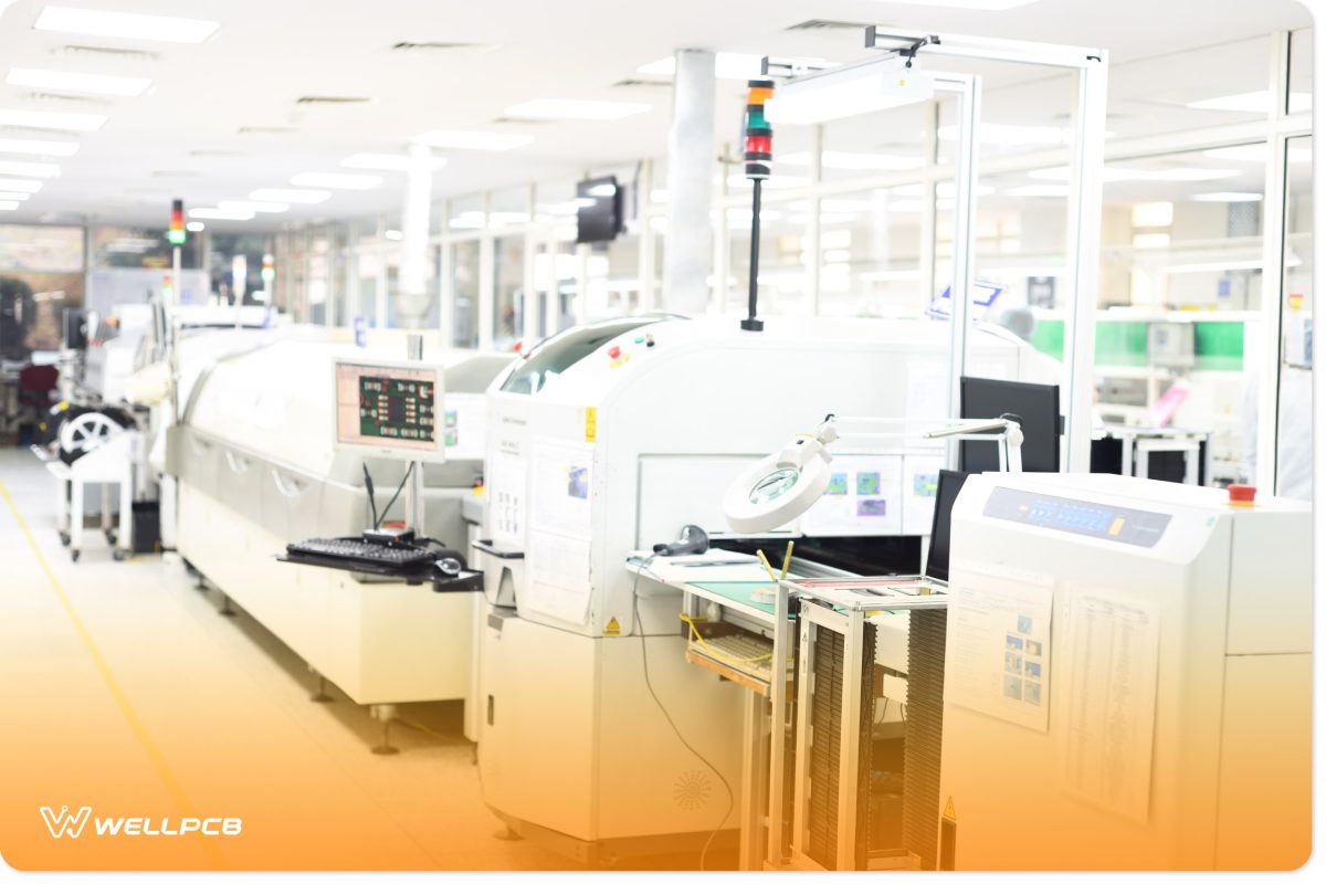 A surface mount technology machine