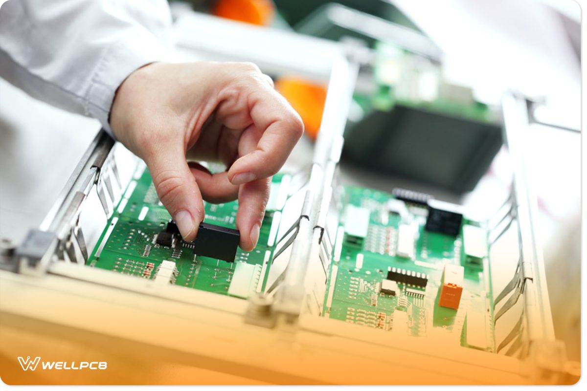 An Electrician Assembling a Circuit