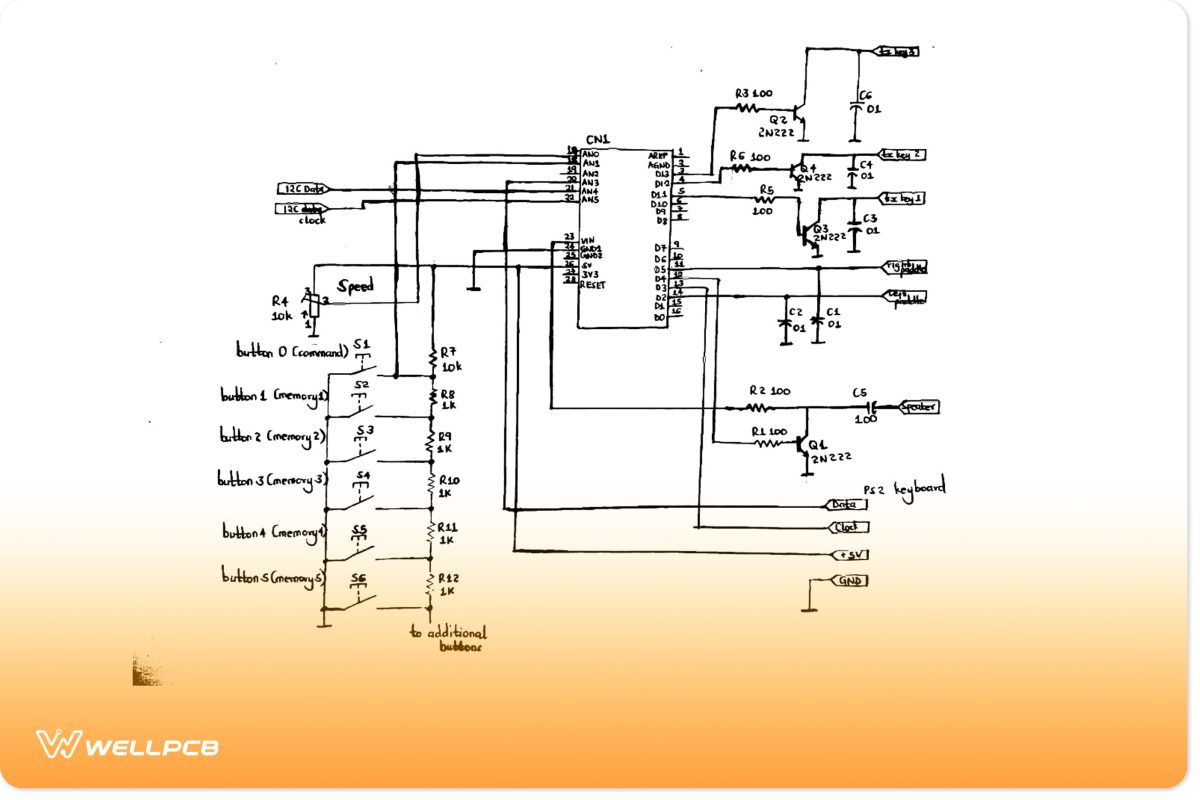 Circuit Diagram of a k3ng keyerÂ