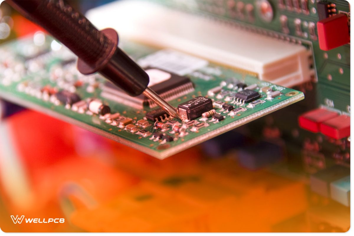 Electronics Engineer at work