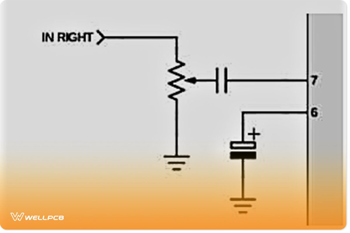 Volume Input Potentiometer Connection