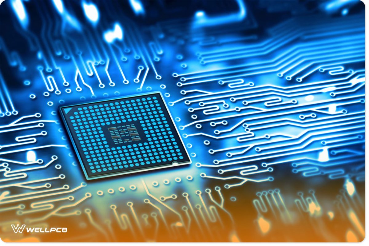 image of an integrated microchip