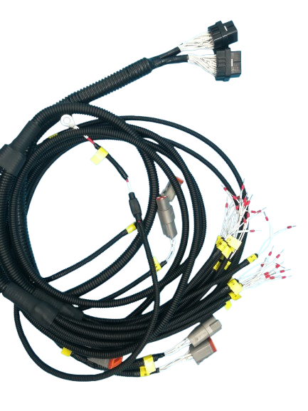 integrated wiring harness assembly for sanitation vehicles