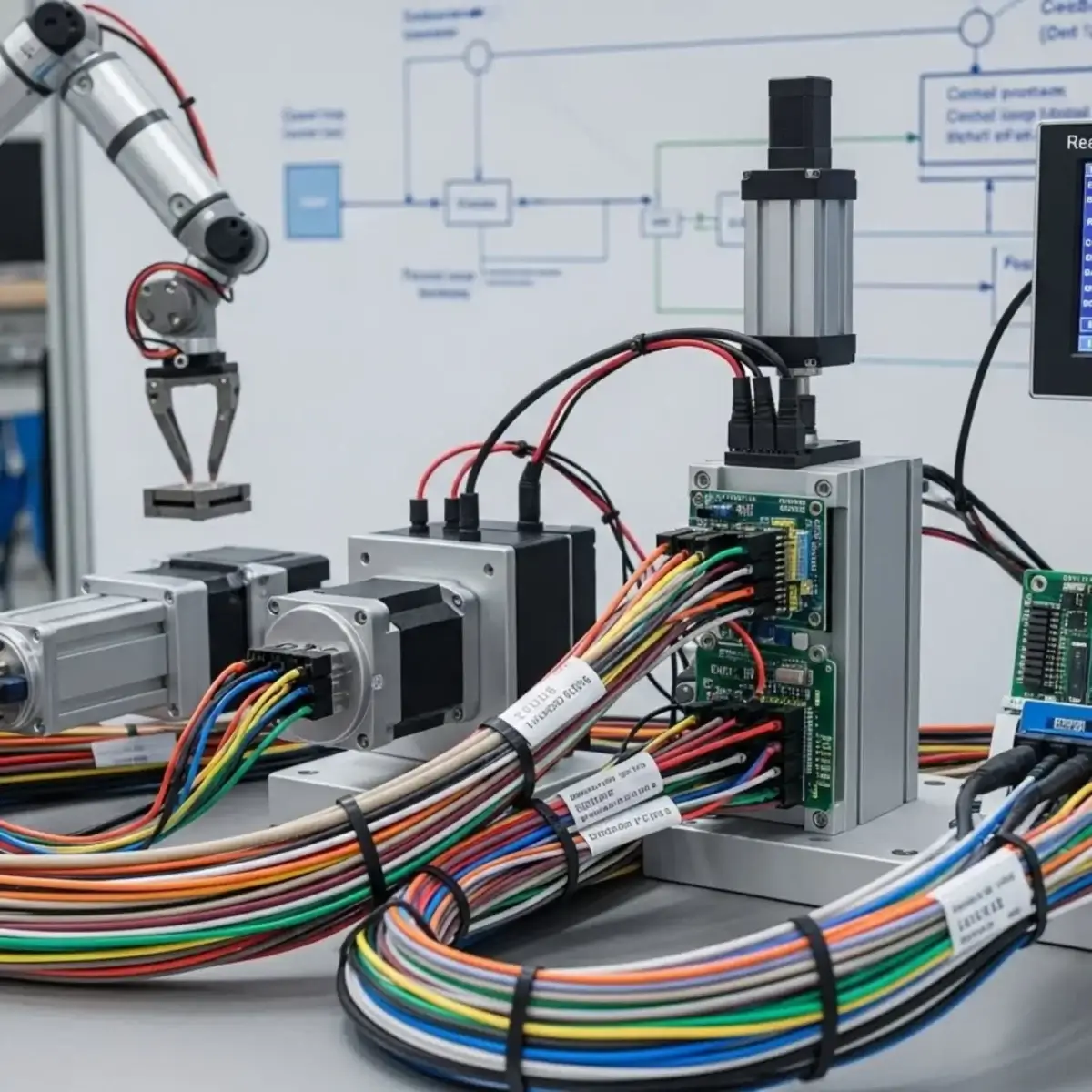 manufacturing process for humanoid robot wire harnesses