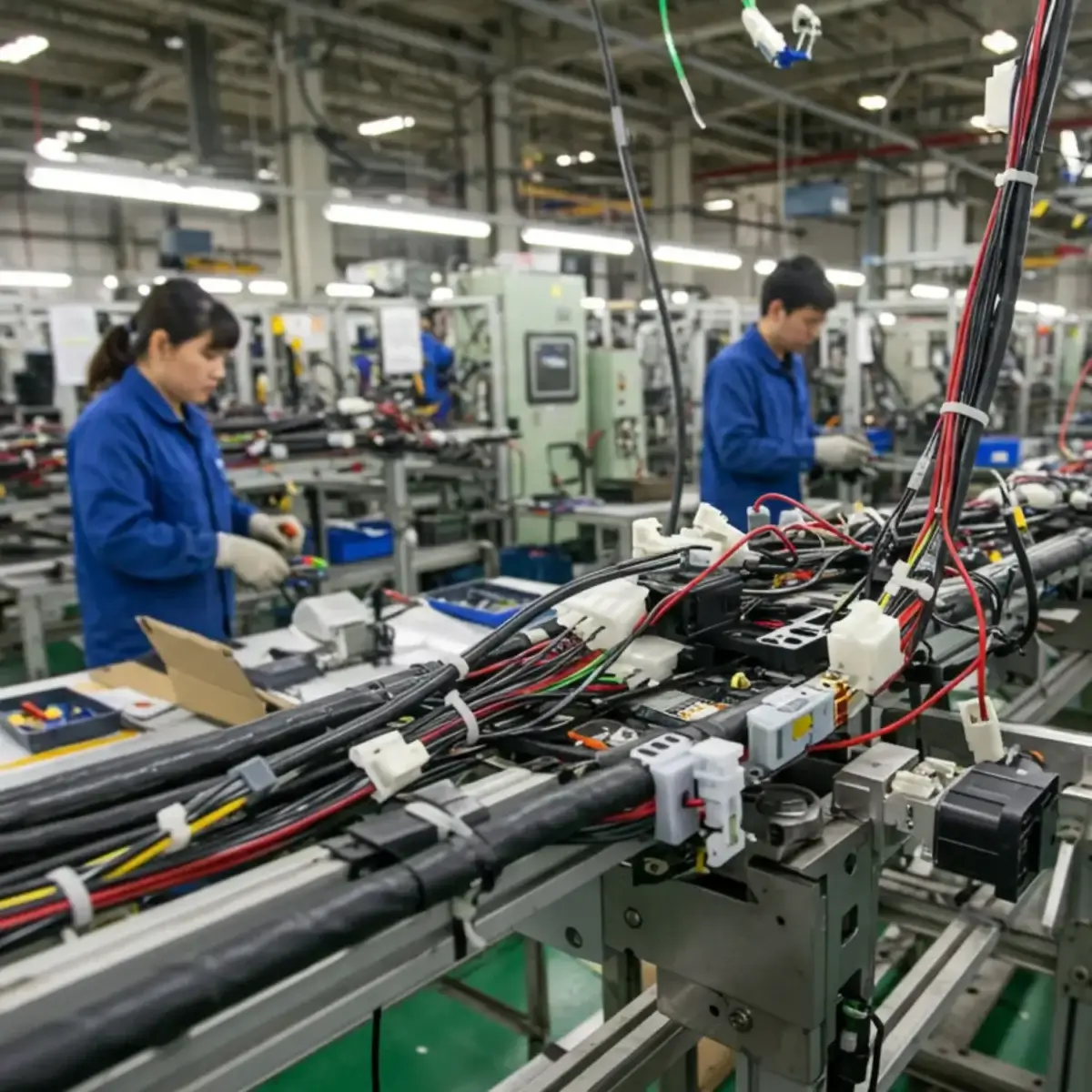 our train wire harness capabilities